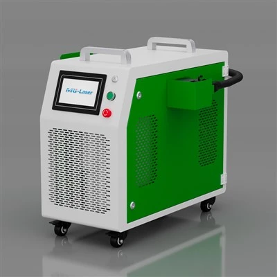 Máy làm sạch bằng laser CW loại nhỏ 1200 watt tiết kiệm để làm sạch tượng đá, ngói, gạch