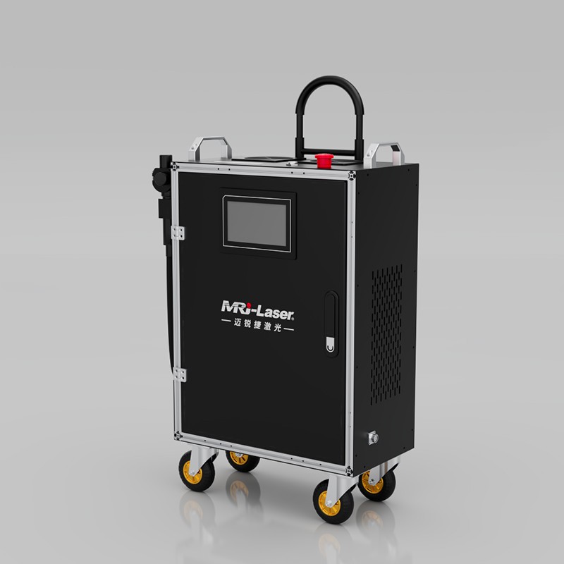 Vali Máy làm sạch bằng sóng laser xung 300 Watts để làm sạch tường bên ngoài ngoài trời