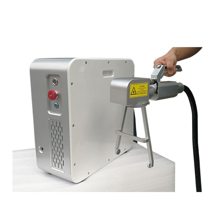 Máy quét laser sợi quang cầm tay 20W 30W 50W để loại bỏ dầu sơn rỉ kim loại