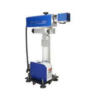 Máy đánh dấu bằng Laser bay nhanh tốc độ cao 20W Co2 trực tiếp với chứng nhận CE
