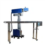 Máy khắc laser CO2 20W 30W 60W để đánh dấu dây chuyền sản xuất