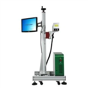 Máy khắc laser sợi quang 30W 50W Đánh dấu dây chuyền sản xuất