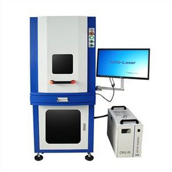 Máy khắc laser UV 3W kèm theo cho phi kim loại