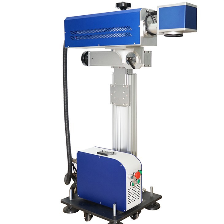 Máy khắc laser CO2 với camera CCD và băng tải cho dây chuyền lắp ráp