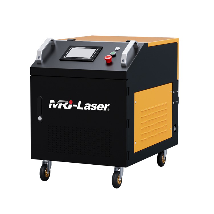 Máy tước laser xung 300W 5mj để làm sạch bánh xe máy bay